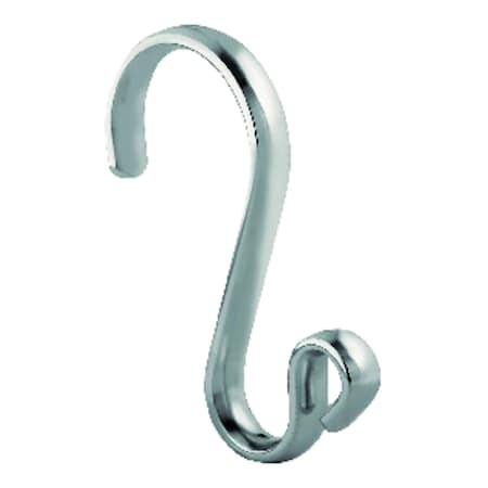 Interdesign iDesign Chrome Silver Metal Shower Curtain Rings 12 pk 55970